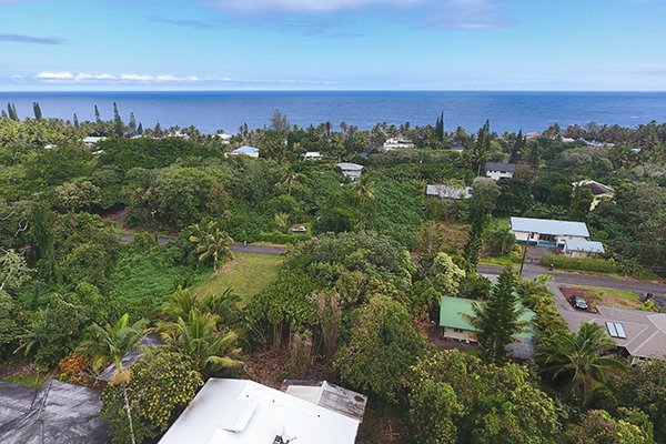 Possible ocean view from a two story home or rooftop deck